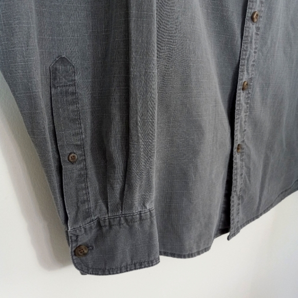 Red Head Brand Co. Grey Outdoor Sportsman Buttondown Shirt,  Size Large - Picture 2 of 8
